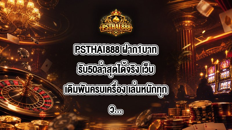 PSTHAI888 ฝาก1บาทรับ50ล่าสุดได้จริง
